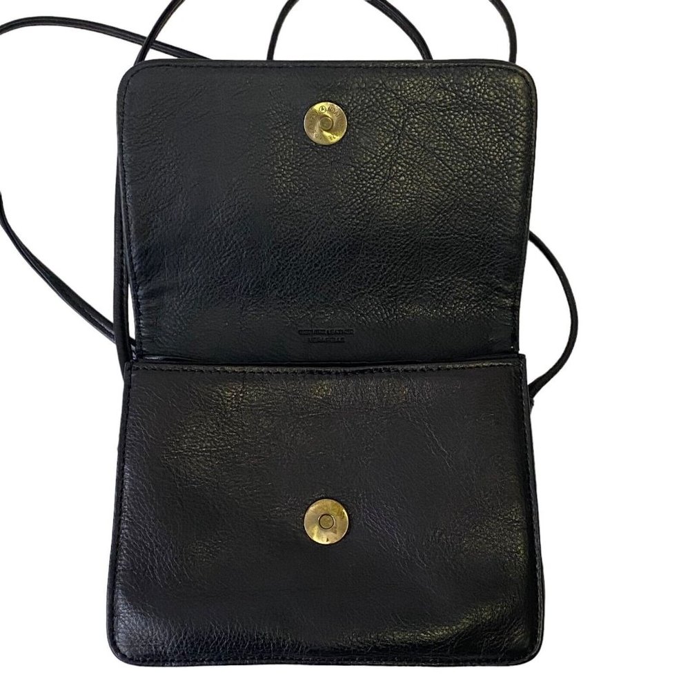 Vera Pelle Weave Woven Genuine Leather Crossbody Bag Multicolor Magnetic Flap - Picture 5 of 15